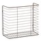 mDesign Wide Metal Wall Mount Storage Organizer Display Shelf